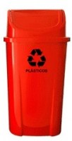 Rebatible 60 lt Rojo